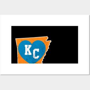 KC Kansas City Original & Classic Kansas City KC Map Posters and Art
